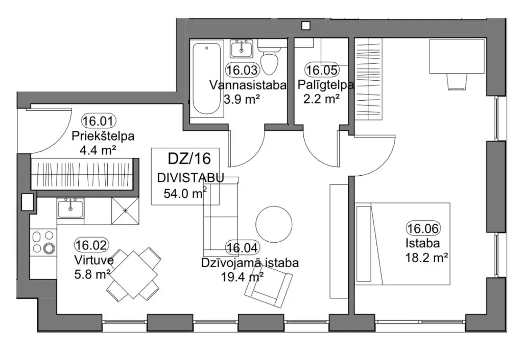 Dzīvoklis Nr. 16
