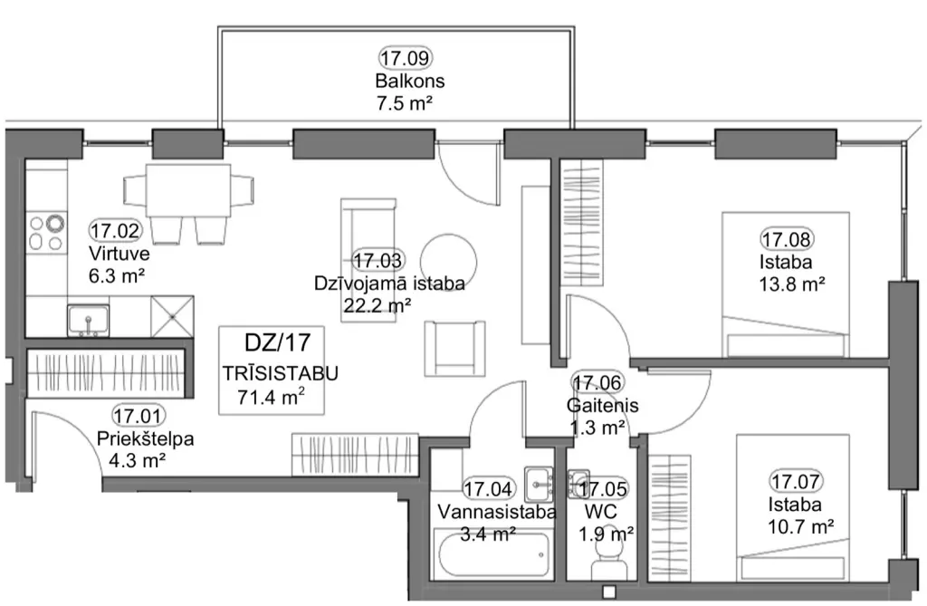 Dzīvoklis Nr. 17
